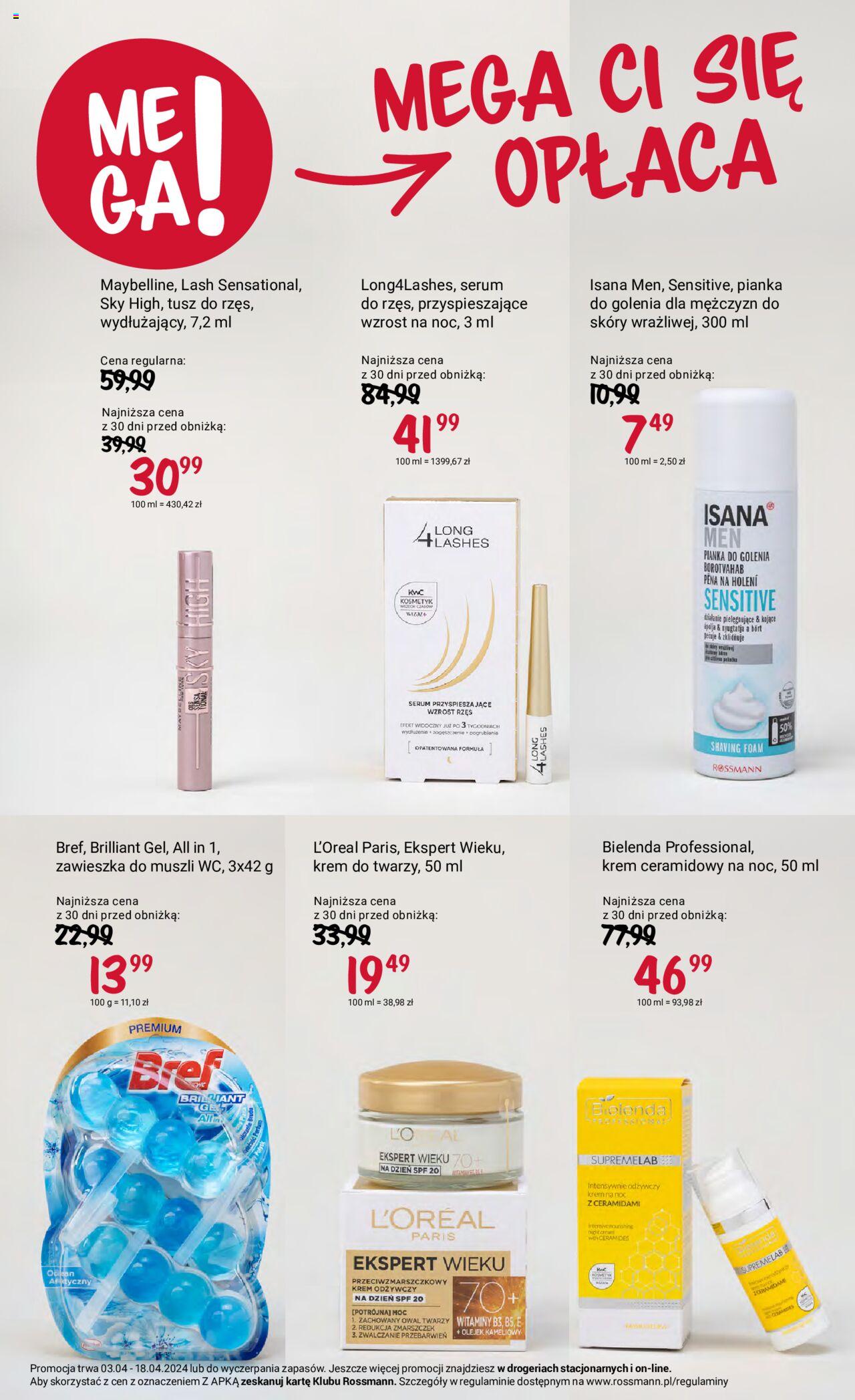 Rossmann gazetka ważna od 03.04.2024 do 18.04.2024 strona 3