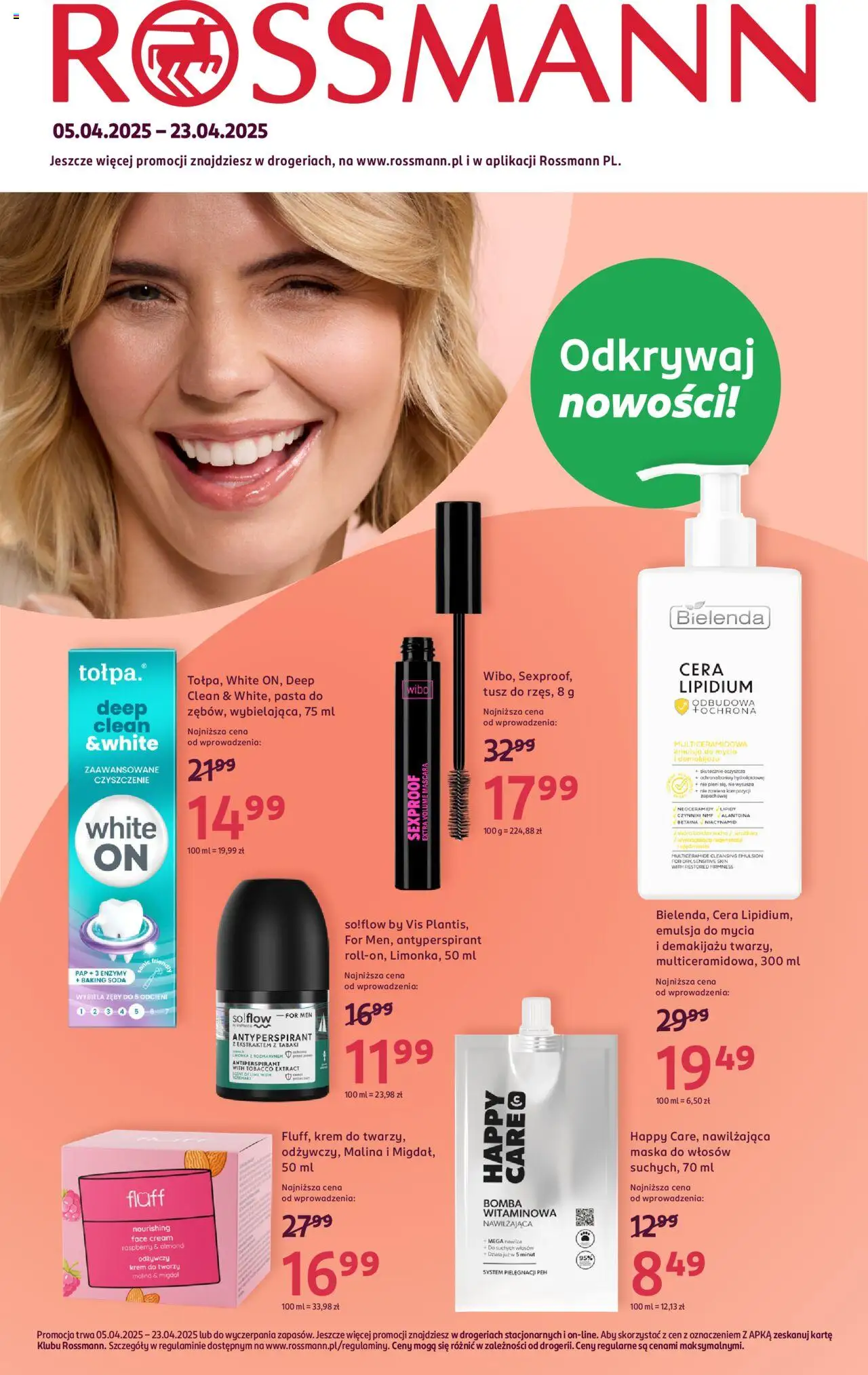 Rossmann gazetka ważna od 05.04.2025 do 23.04.2025 strona 1