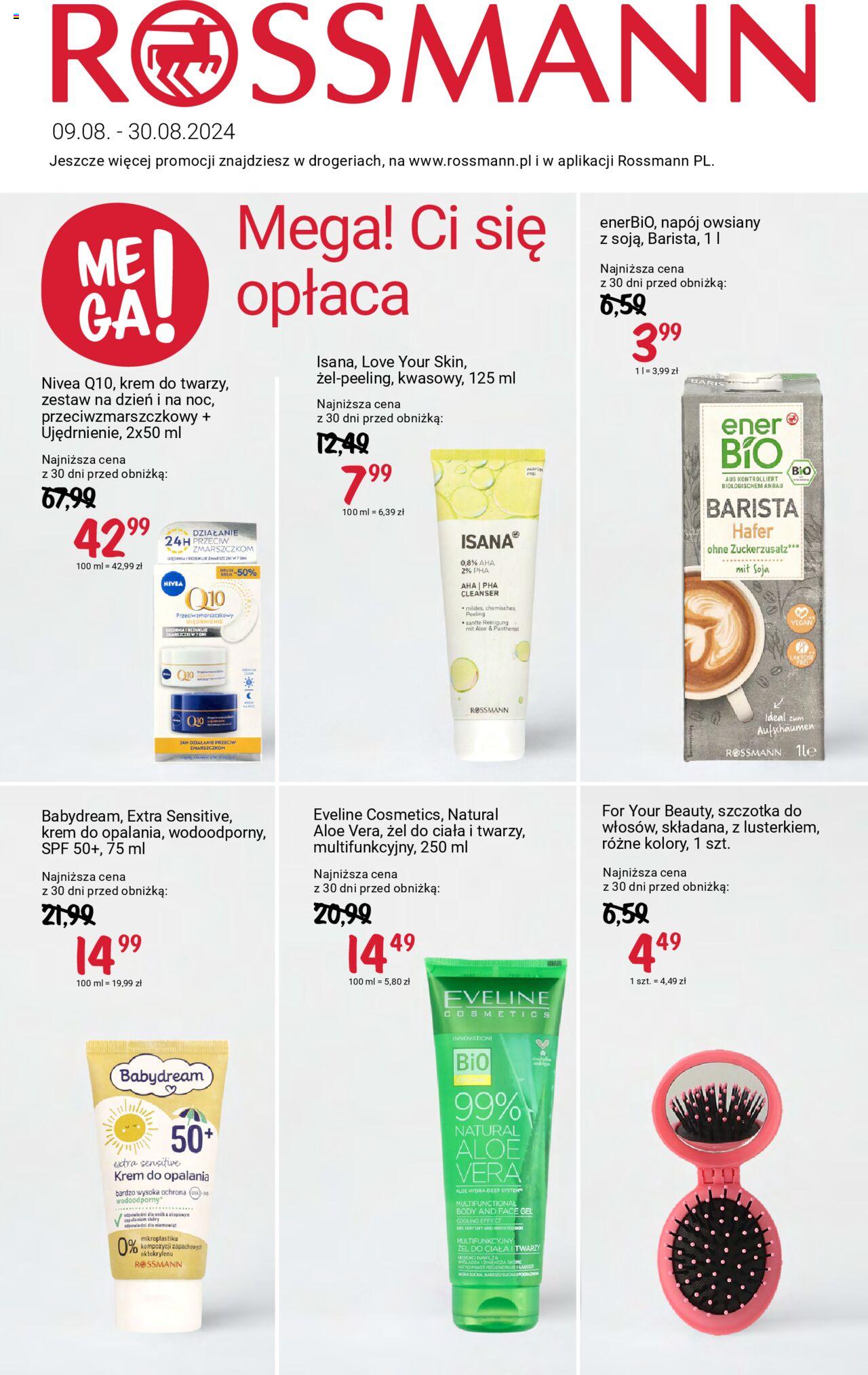 Rossmann gazetka ważna od  09.08.2024 do 30.08.2024 strona 1