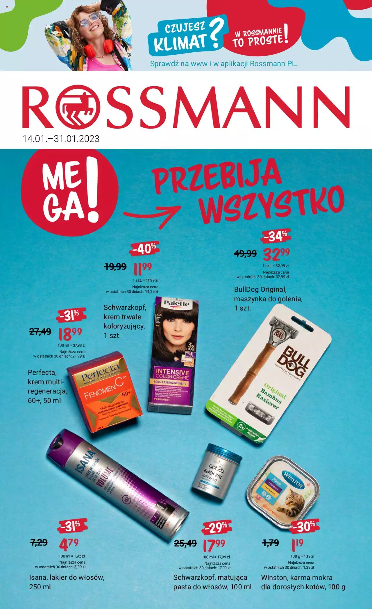Rossmann gazetka ważna od 14.01.2023 do 31.01.2023 strona 1