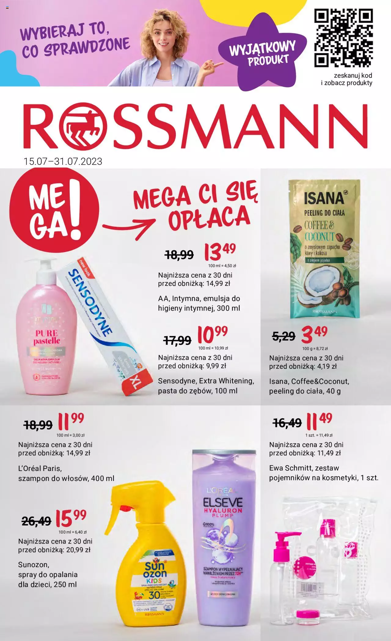 Rossmann gazetka ważna od 15.07.2023 do 31.07.2023 strona 1