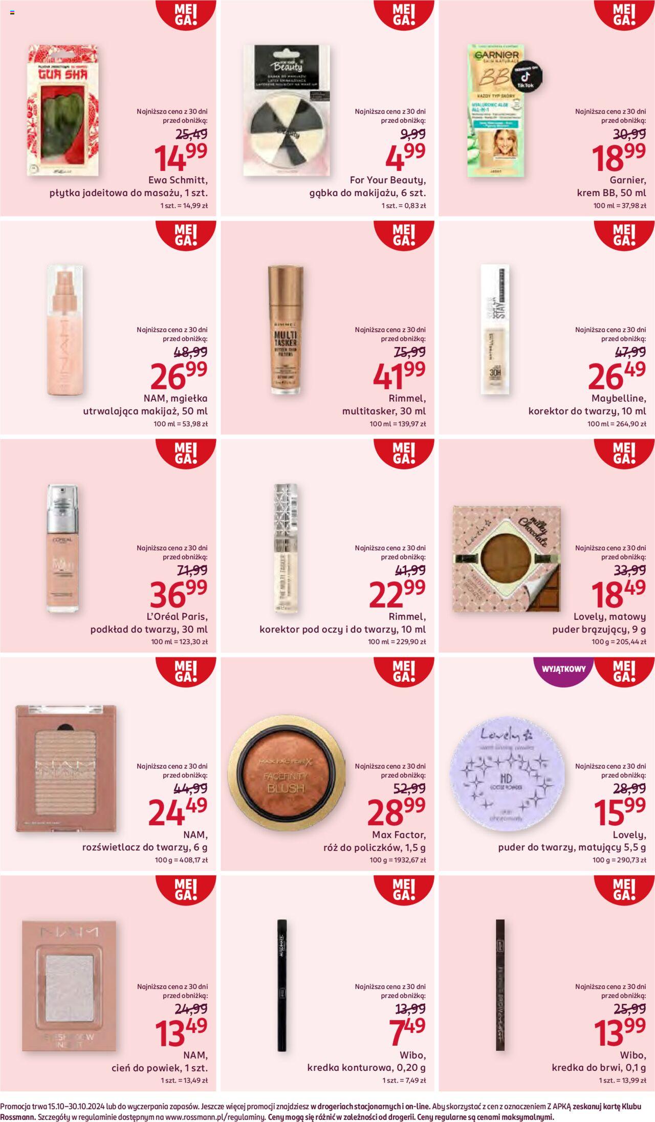 Rossmann gazetka ważna od  15.10.2024 do 30.10.2024 strona 10