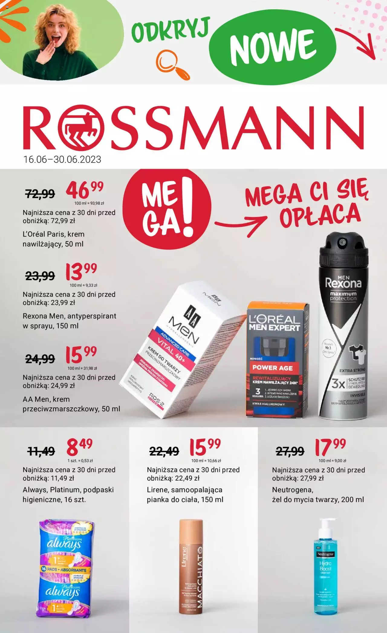 Rossmann gazetka ważna od 16.06.2023 do 30.06.2023 strona 1