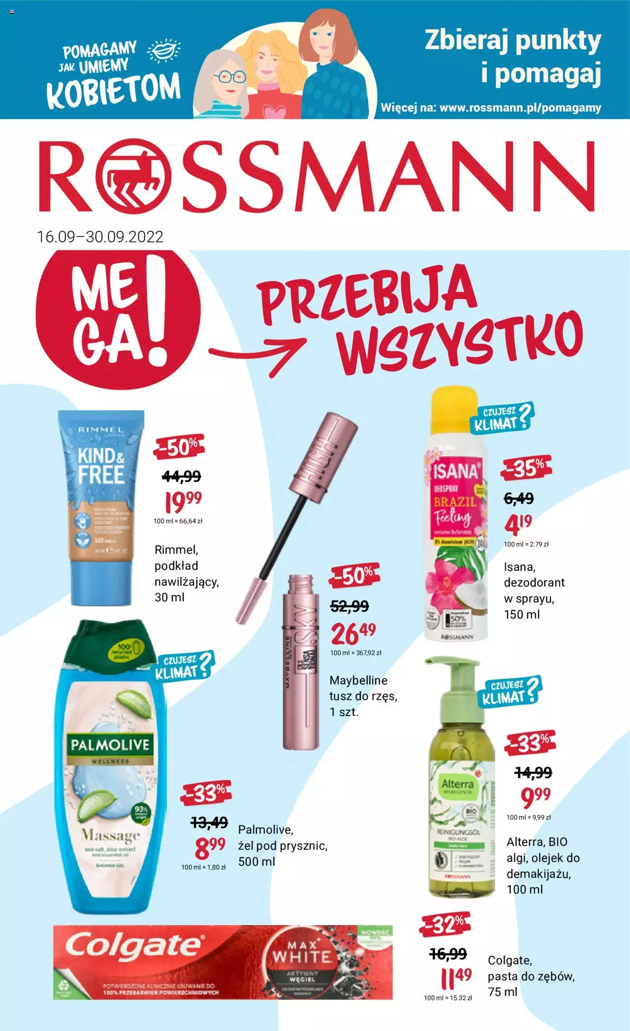 Rossmann gazetka ważna od 16.09.2022 do 30.09.2022 strona 1