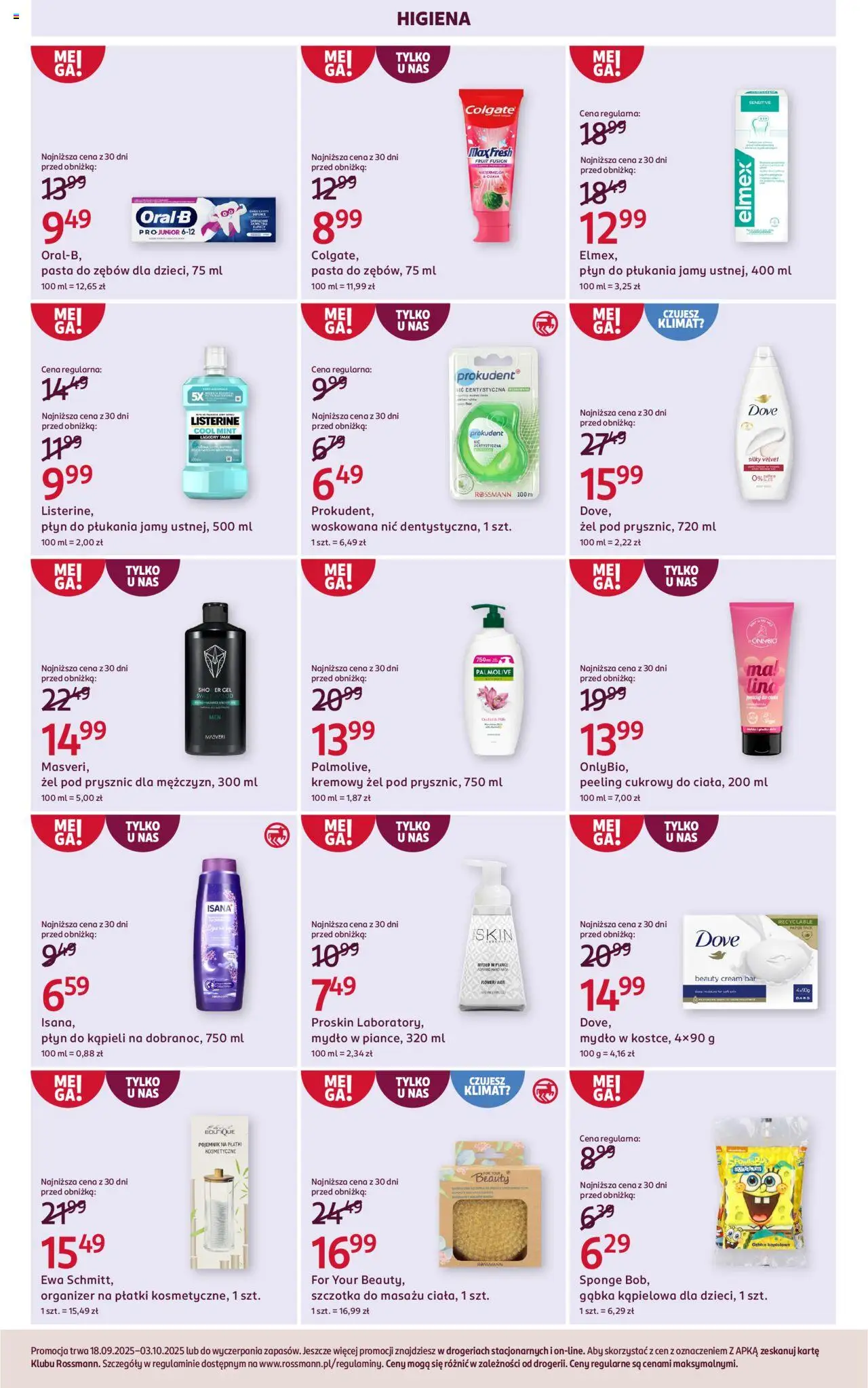 Rossmann gazetka ważna od 18.09.2025 do 03.10.2025 strona 3
