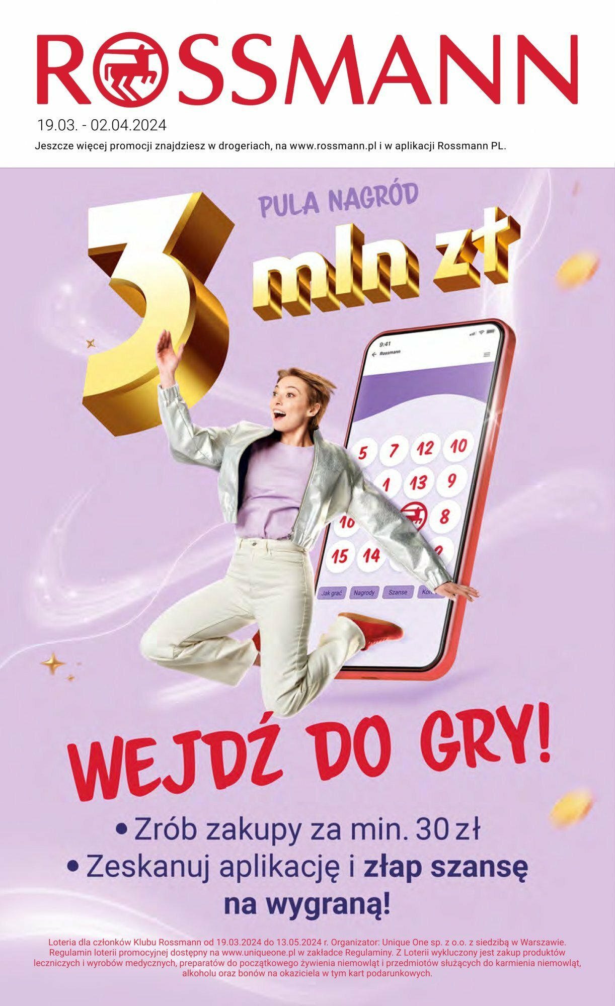 Rossmann gazetka ważna od 19.03.2024 do 02.04.2024 strona 1