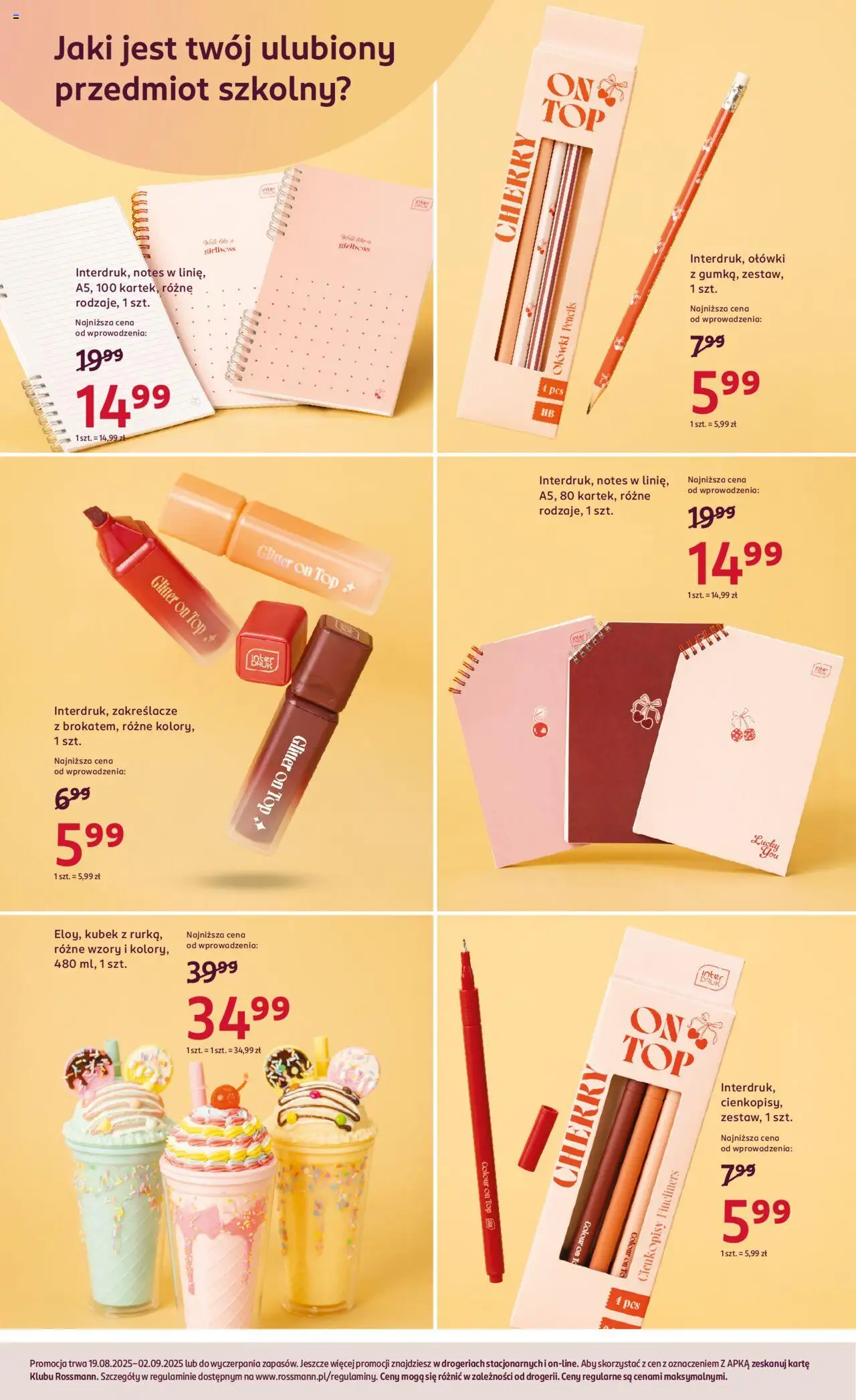 Rossmann gazetka ważna  od 19.08.2025 do 02.09.2025 strona 15