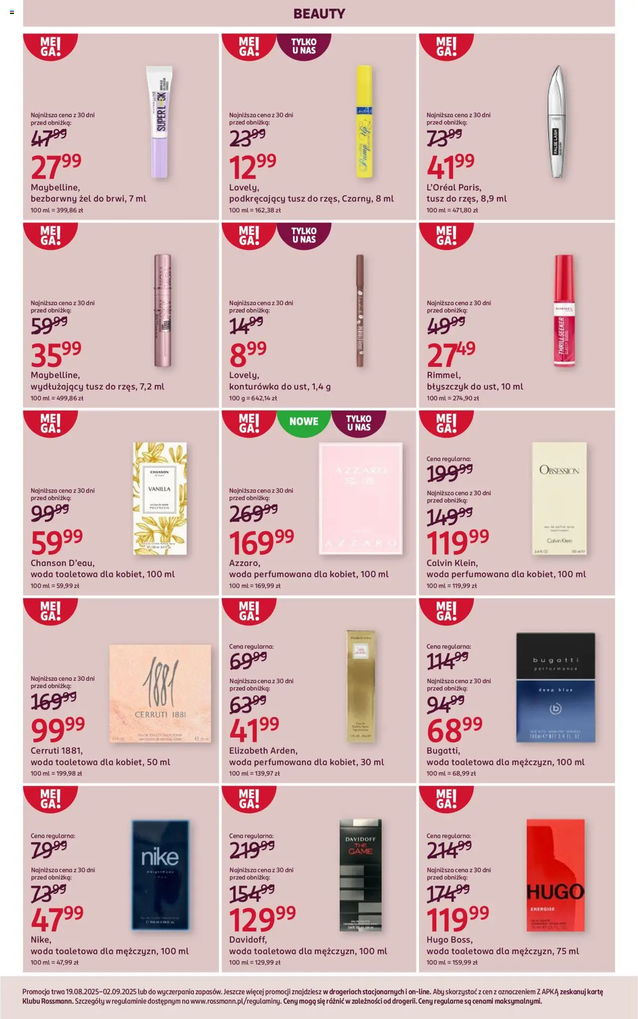 Rossmann gazetka ważna  od 19.08.2025 do 02.09.2025 strona 10