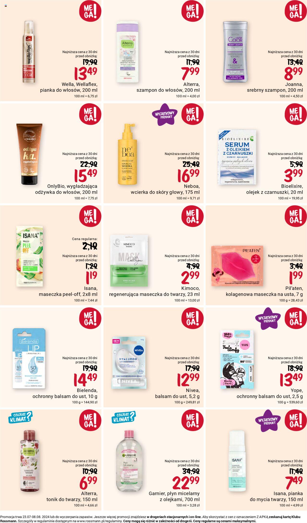 Rossmann gazetka ważna od 23.07.2024 do 08.08.2024 strona 3
