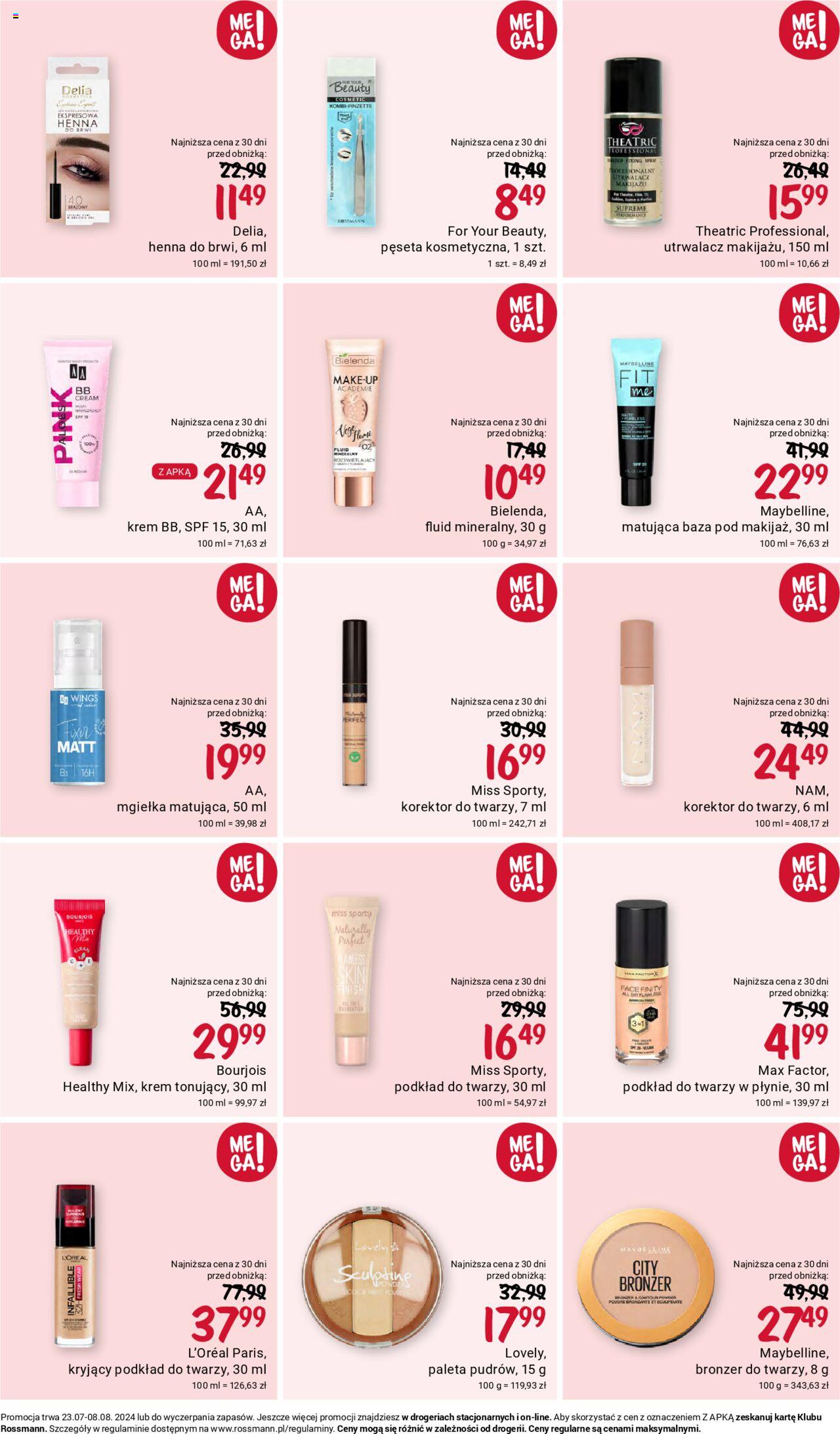Rossmann gazetka ważna od 23.07.2024 do 08.08.2024 strona 9