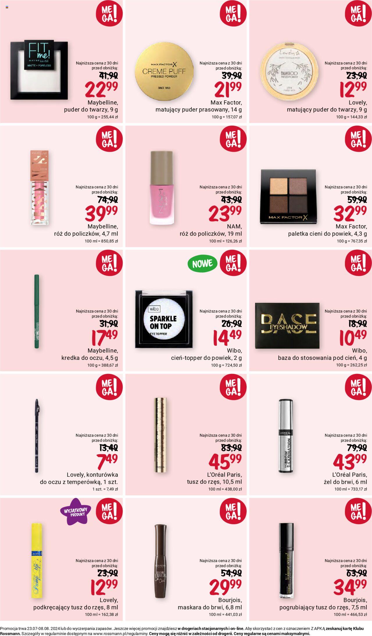 Rossmann gazetka ważna od 23.07.2024 do 08.08.2024 strona 10