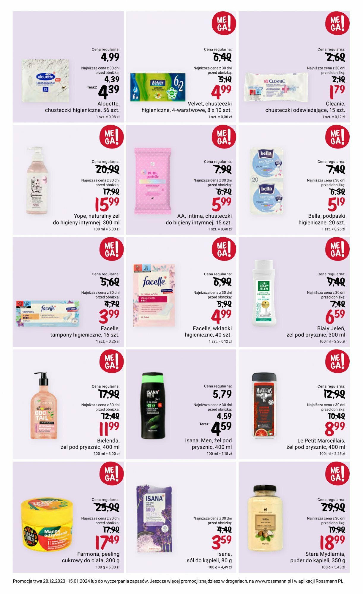 Rossmann gazetka ważna od 28.12.2023 do 15.01.2024 strona 3