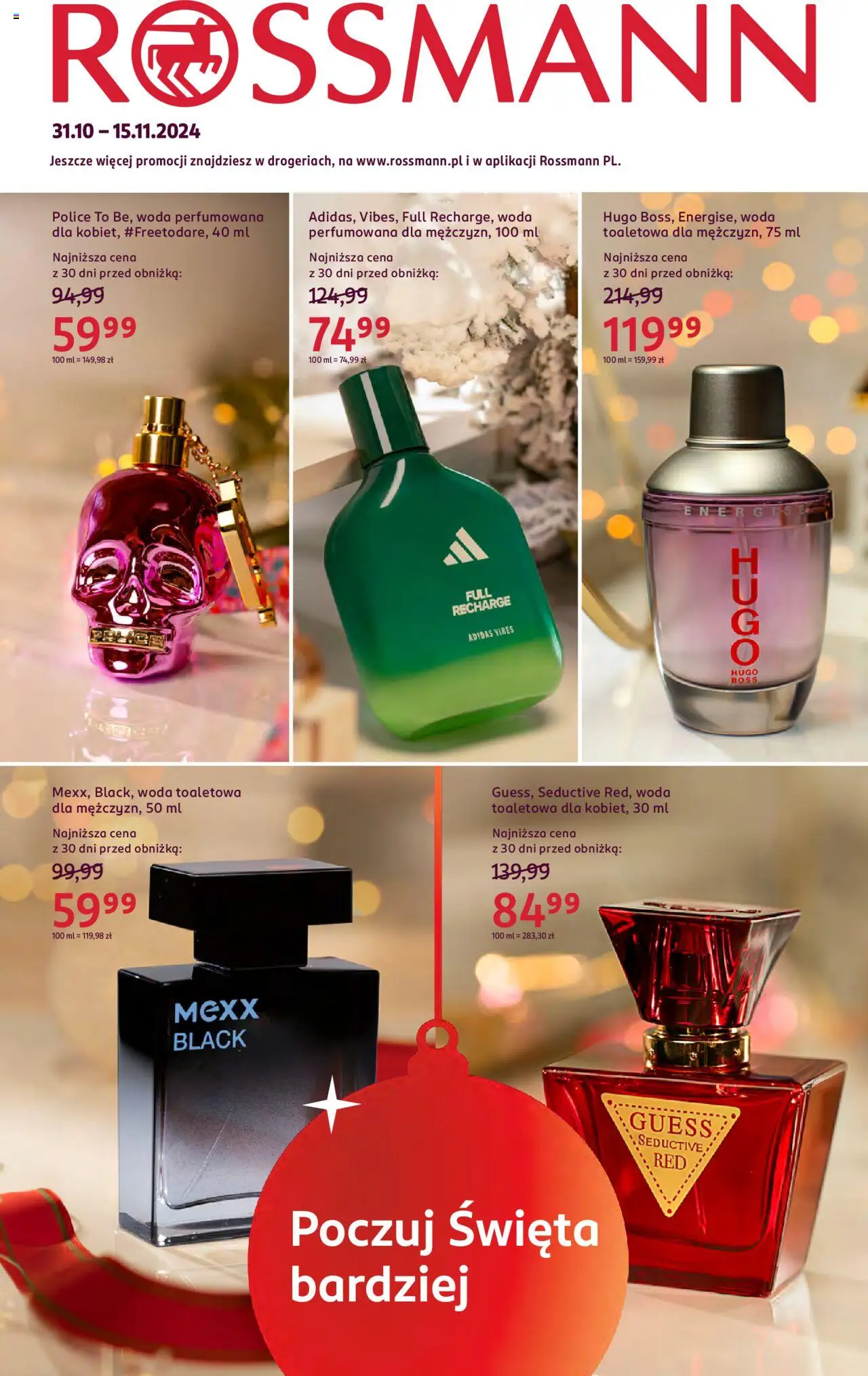 Rossmann gazetka ważna od 31.10.2024 do 15.11.2024 strona 1